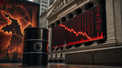 Dow Jones falls 322 points on Iran war concerns