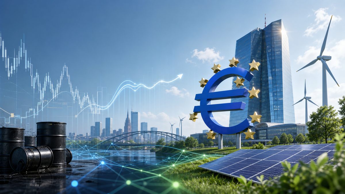 ภาพประกอบข่าว ECB เตือนความเสี่ยงเงินเฟ้อจากพลังงานฟอสซิลนำเข้าและการเปลี่ยนผ่านพลังงานสะอาด