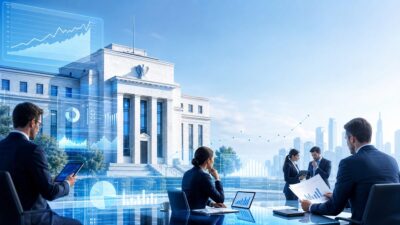ภาพประกอบข่าวผลทดสอบภาวะวิกฤตธนาคารขนาดใหญ่สหรัฐของ Federal Reserve ปี 2026