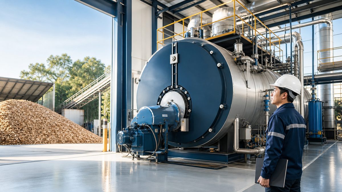 ภาพประกอบโครงการ Biomass Boiler ของ GTB