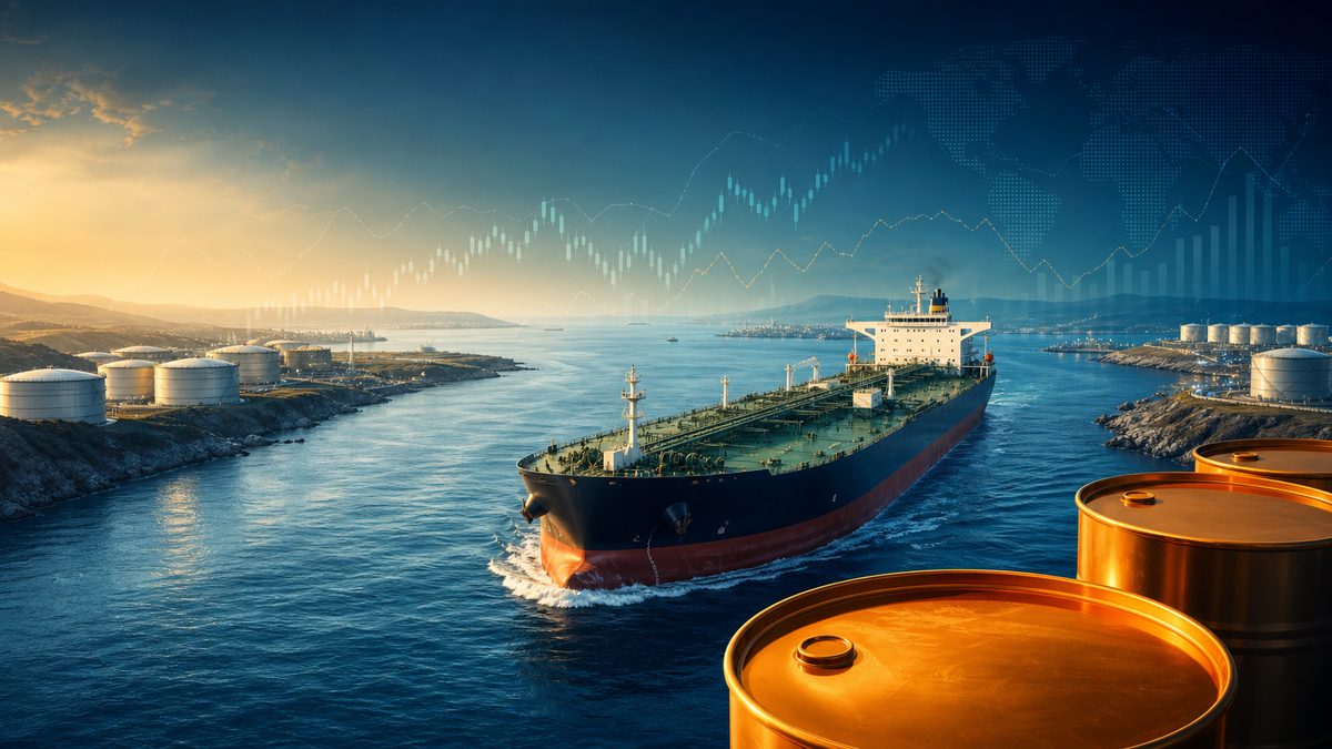 เรือบรรทุกน้ำมันและถังเก็บน้ำมัน สื่อถึงรายงานตลาดน้ำมัน IEA กรกฎาคม 2026